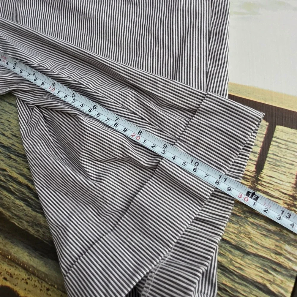Lauren Active Ralph Lauren Womens‎ Blue White Striped Seersucker Shorts Size 12